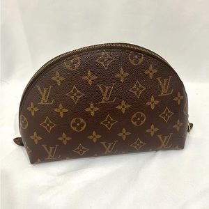 Authentic Louis Vuitton Monogram Demi Ronde Clutch